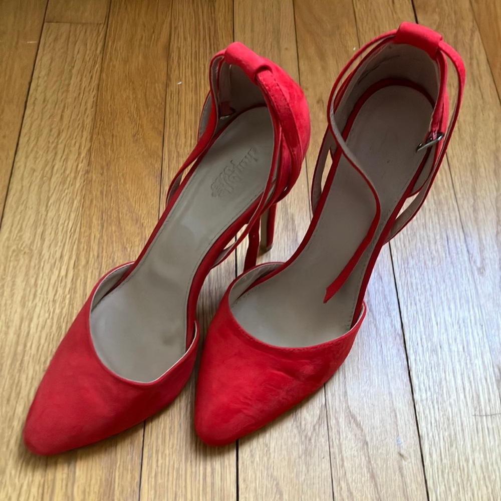 Red stilettos size 9